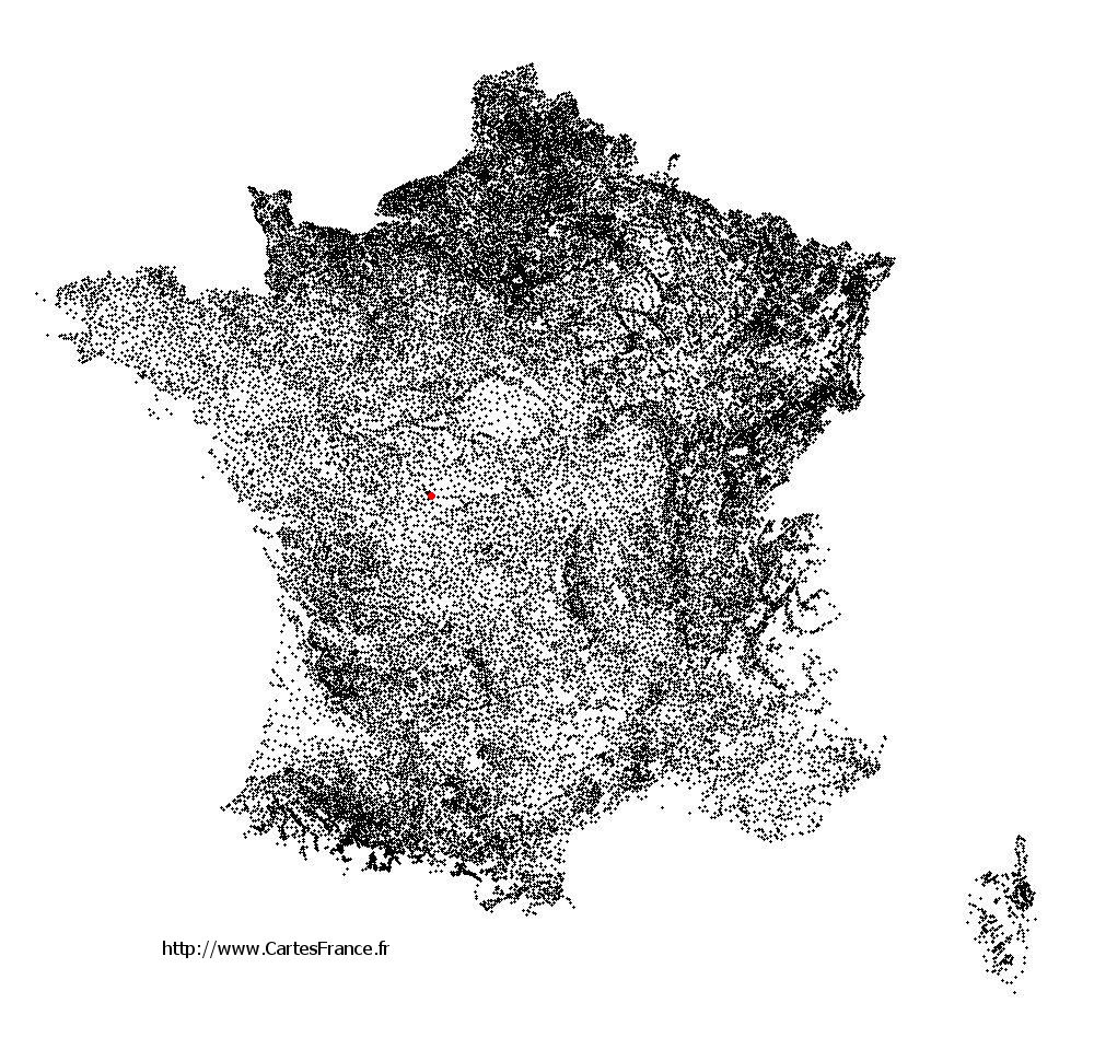 CARTE LE BLANC cartes de Le Blanc 36300